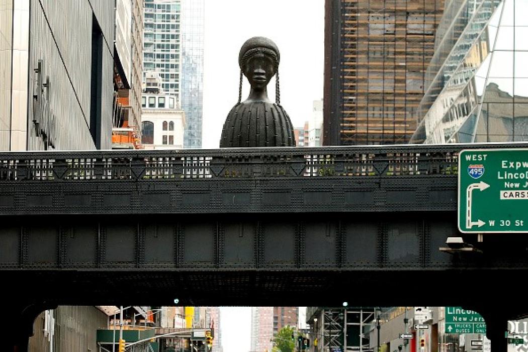 Simone Leigh's Brick House over the High Line