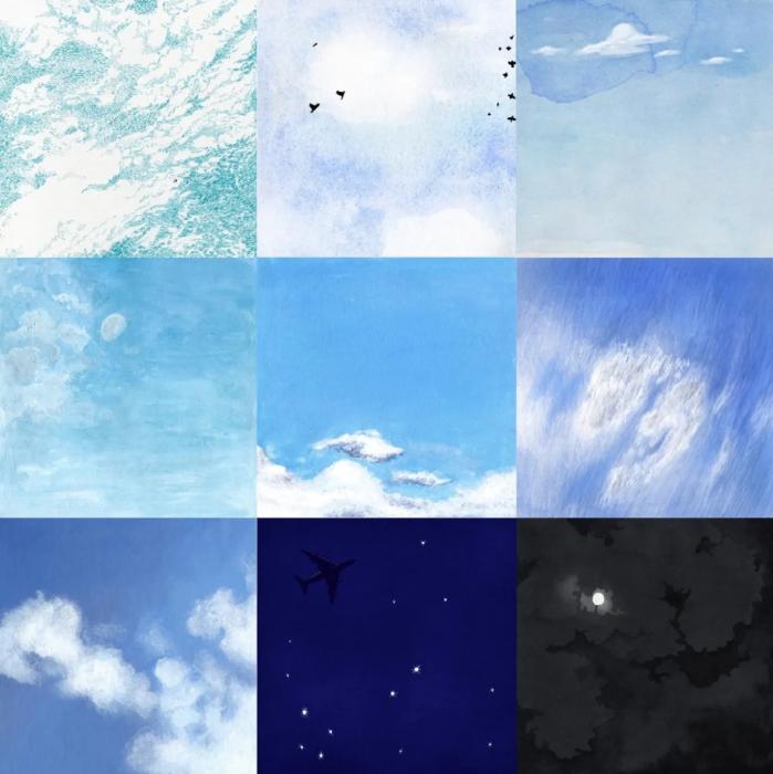 Detail of One Sky by Wendy MacNaughton, Julia Rothman, and Women Who Draw