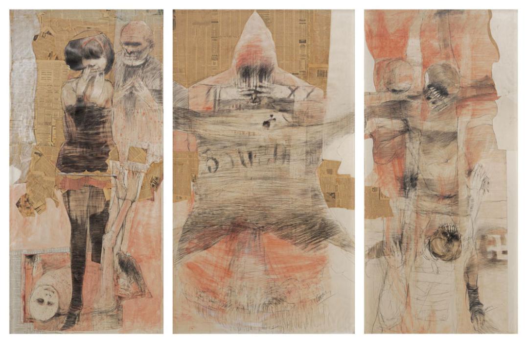 image: Mauricio Lasansky (artist), Triptych (title)