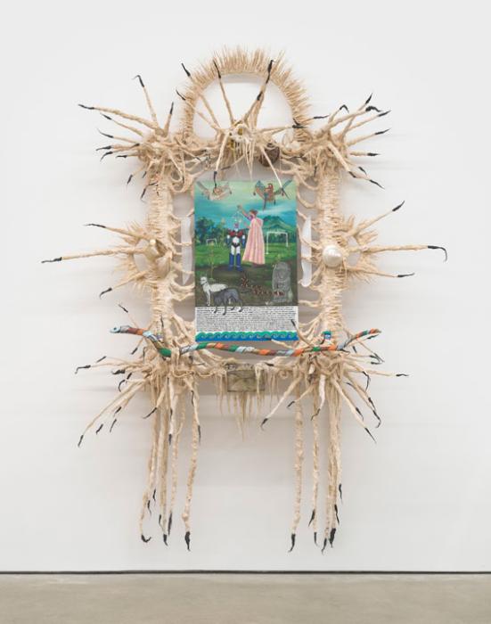 Guadalupe Maravilla (artist), Bless You Magic Flying Woman Retablo (title)