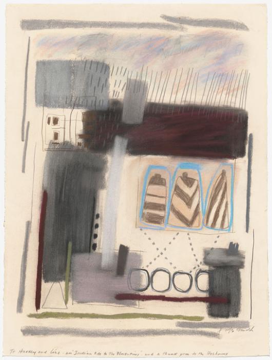 image: Jaune Quick-to-See Smith (artist), An Indian Ode to the Florentines (title)