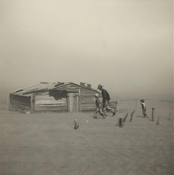 image: Arthur Rothstein (artist), Dust Storm, Cimarron County, Oklahoma (title)