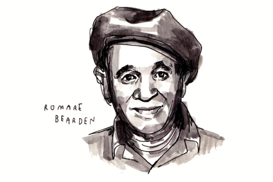 Wendy MacNaughton's pen and ink illustration of Romare Bearden