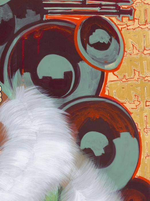 Subwoofers in the background of Rozeal.'s afro.died.T.