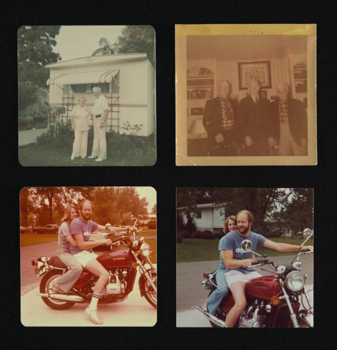 Photograph showing common fading in chromogenic prints